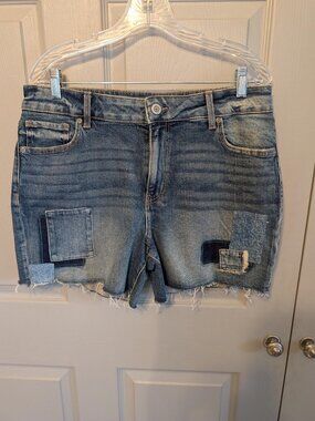 Midrise Patch Shorts